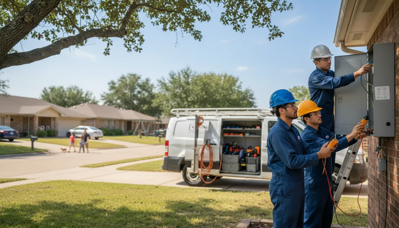 Certified electrician providing emergency electrical services in Ellaville, GA
